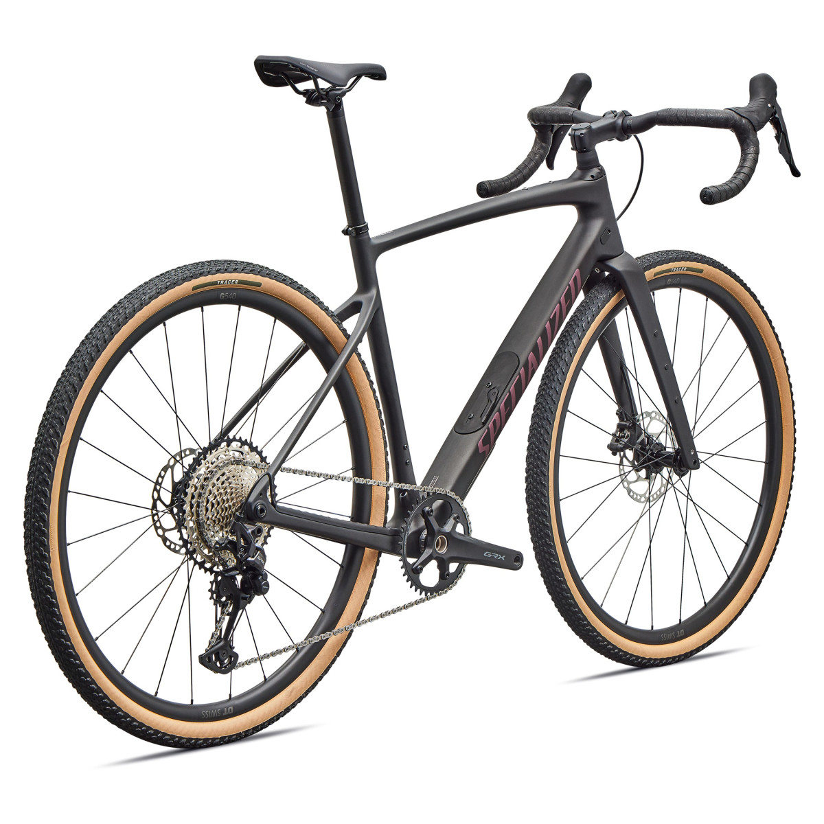 Specialized Diverge 4 Sport Carbon grants velosipēds | Obsidian Metallic - Quartz Metallic