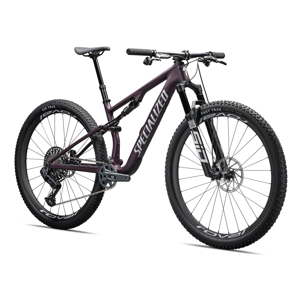 Specialized Epic 8 Expert kalnu velosipēds | Satin Bordeaux Metallic - White