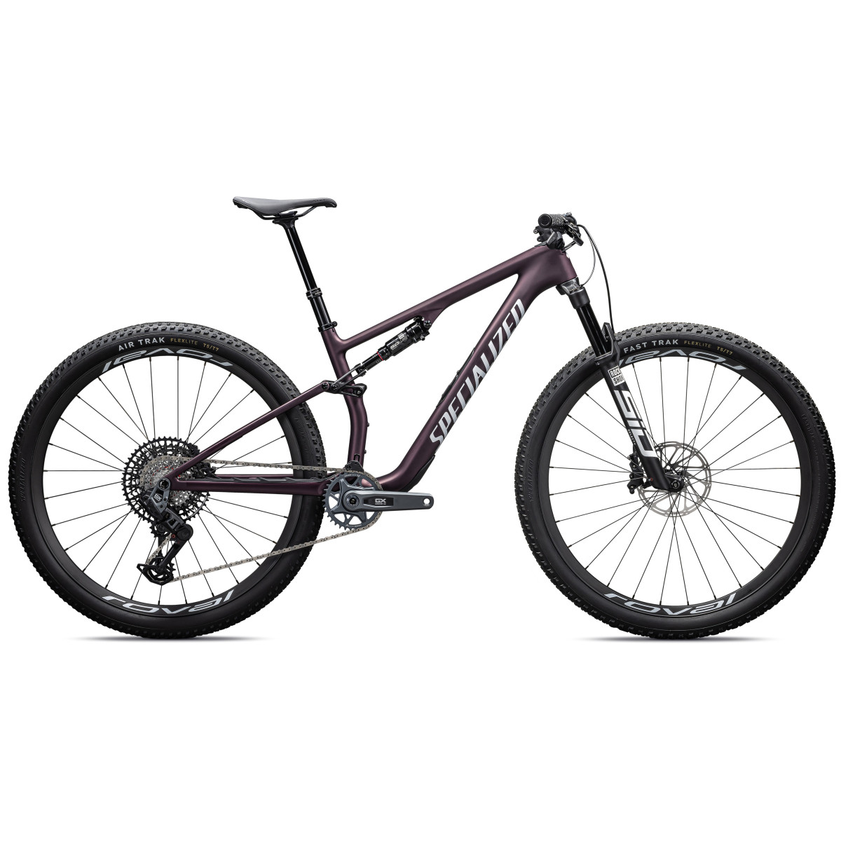 Specialized Epic 8 Expert kalnu velosipēds | Satin Bordeaux Metallic - White