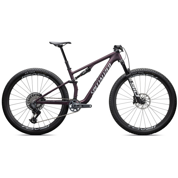 Specialized Epic 8 Expert kalnu velosipēds | Satin Bordeaux Metallic - White