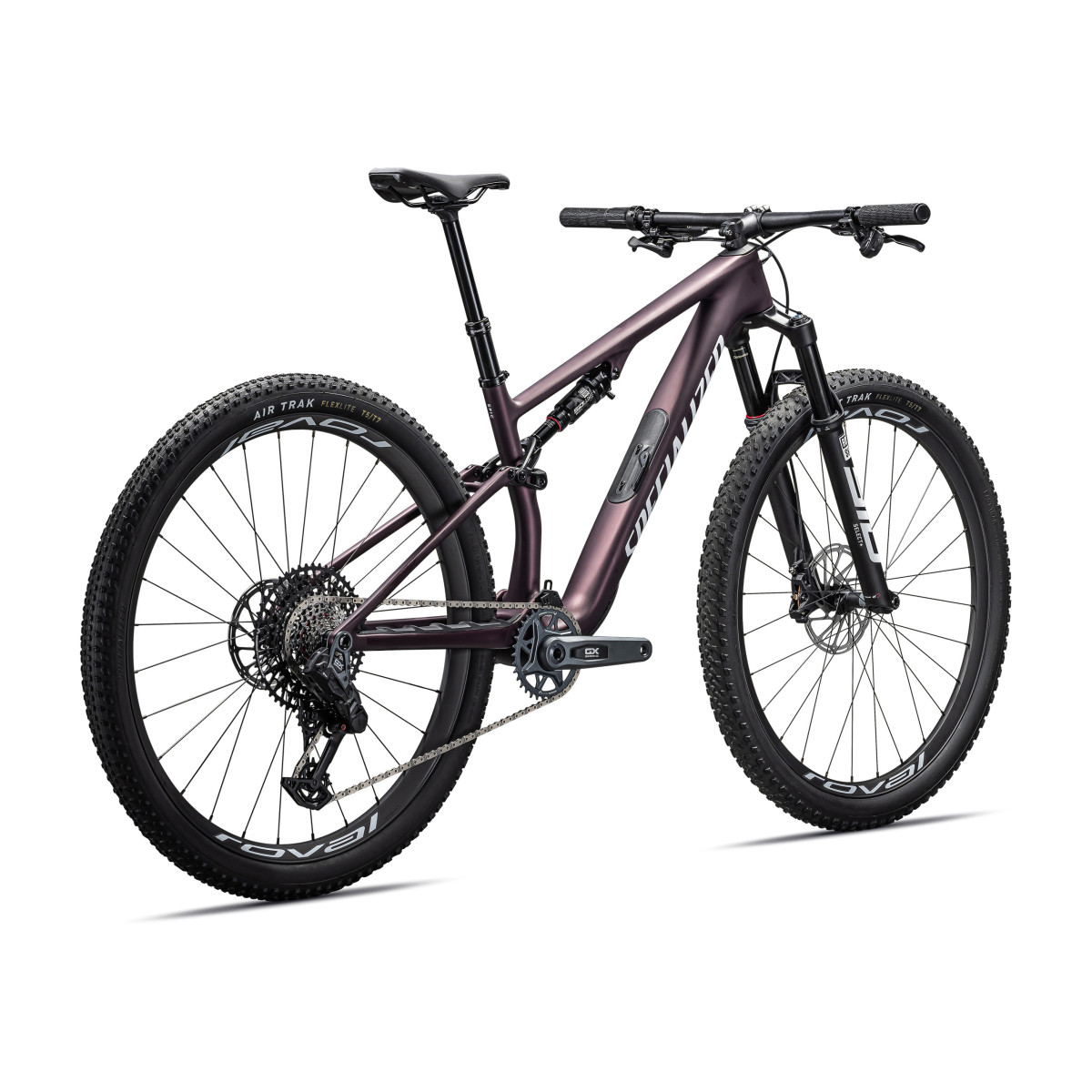 Specialized Epic 8 Expert kalnu velosipēds | Satin Bordeaux Metallic - White