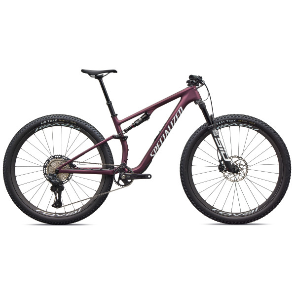 Specialized Epic 8 Expert Di2 kalnu velosipēds | Satin Bordeaux Metallic - White