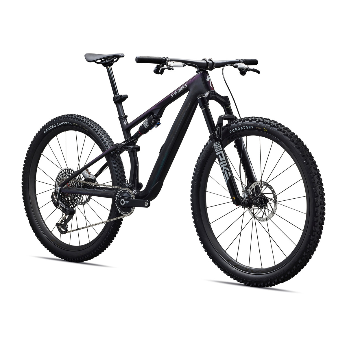 S-Works Epic 8 Evo AXS kalnu velosipēds | Gloss Carbon - Green to Purple Viavi Fade