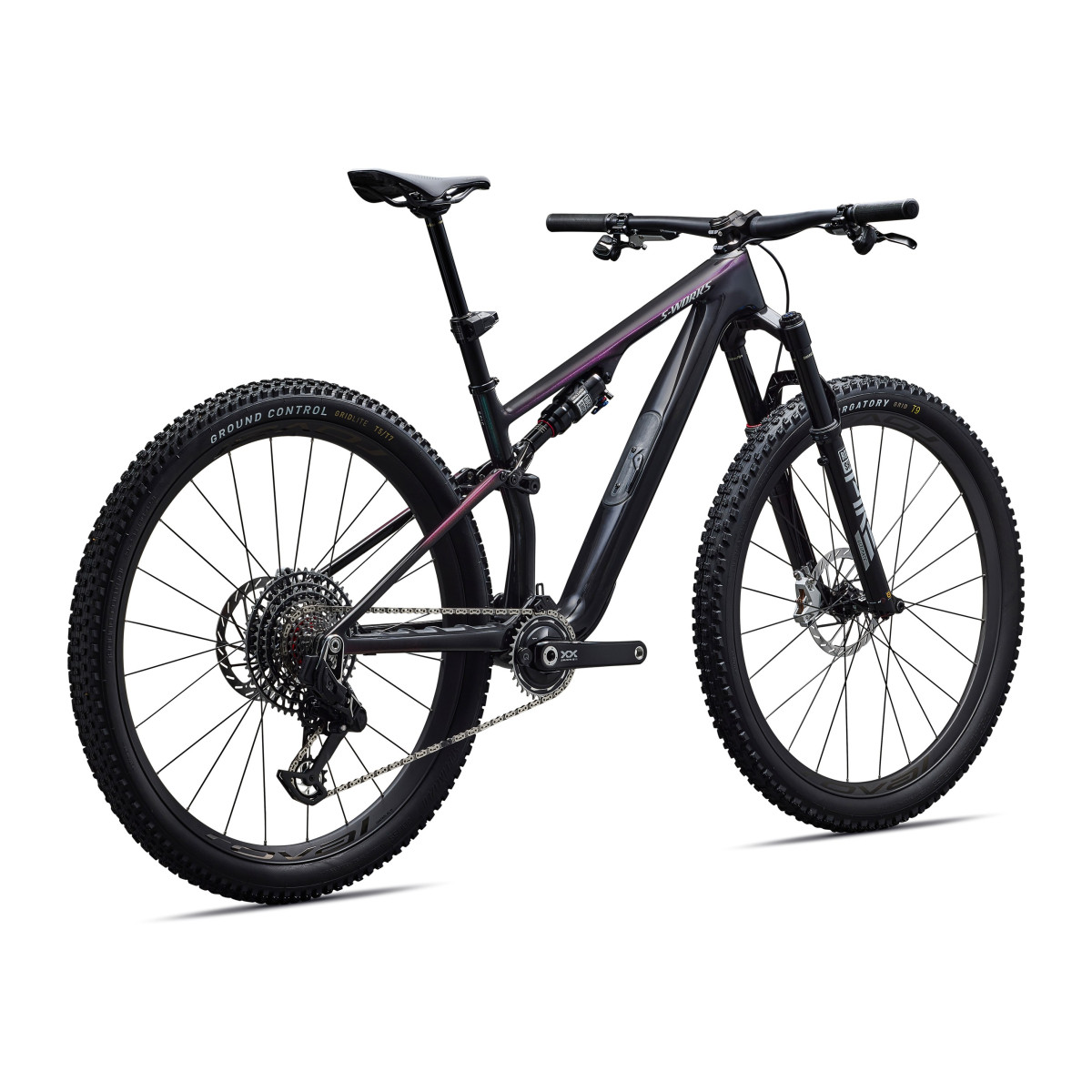 S-Works Epic 8 Evo AXS kalnu velosipēds | Gloss Carbon - Green to Purple Viavi Fade