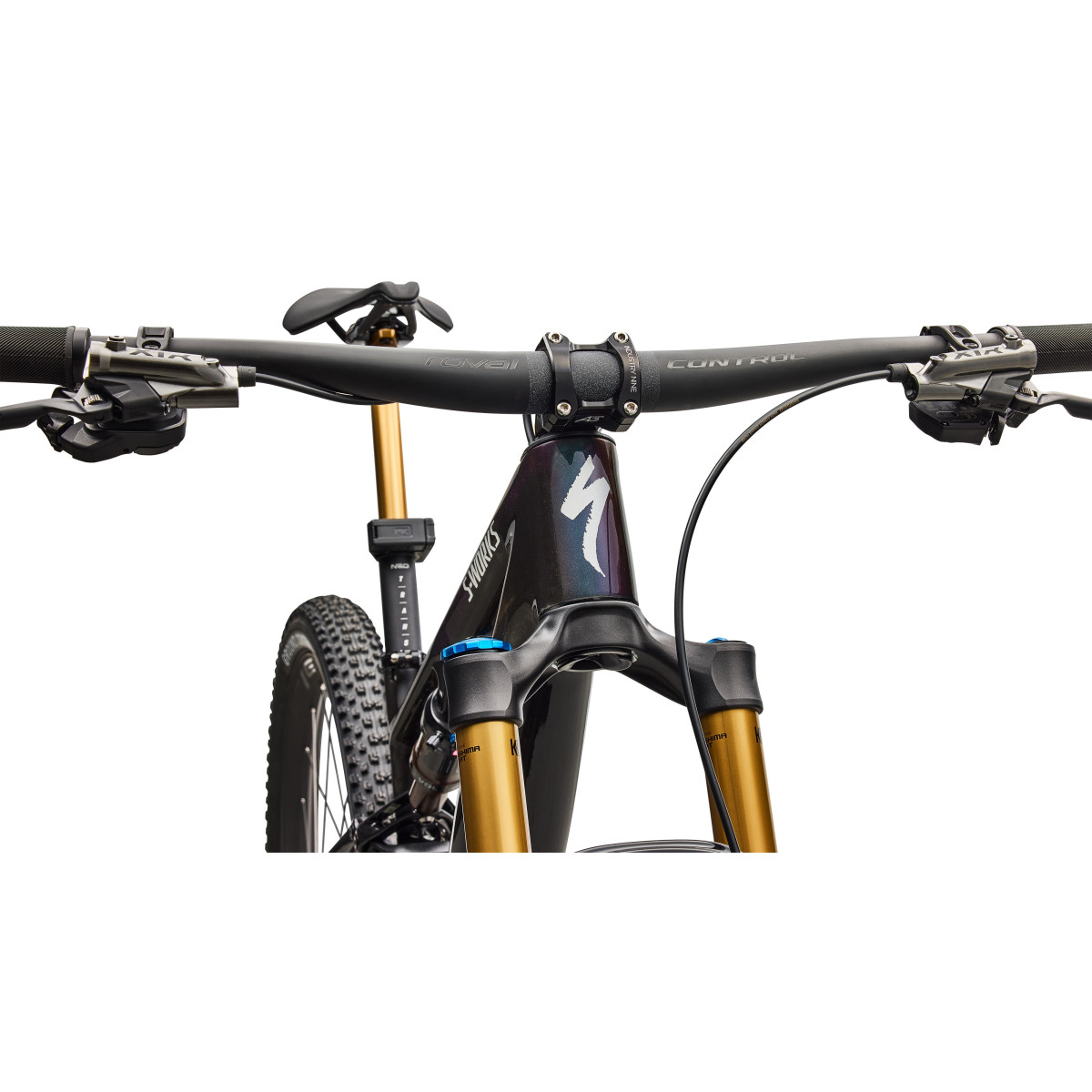 S-Works Epic 8 Evo Di2 kalnu velosipēds | Gloss Carbon - Green to Purple Viavi Fade