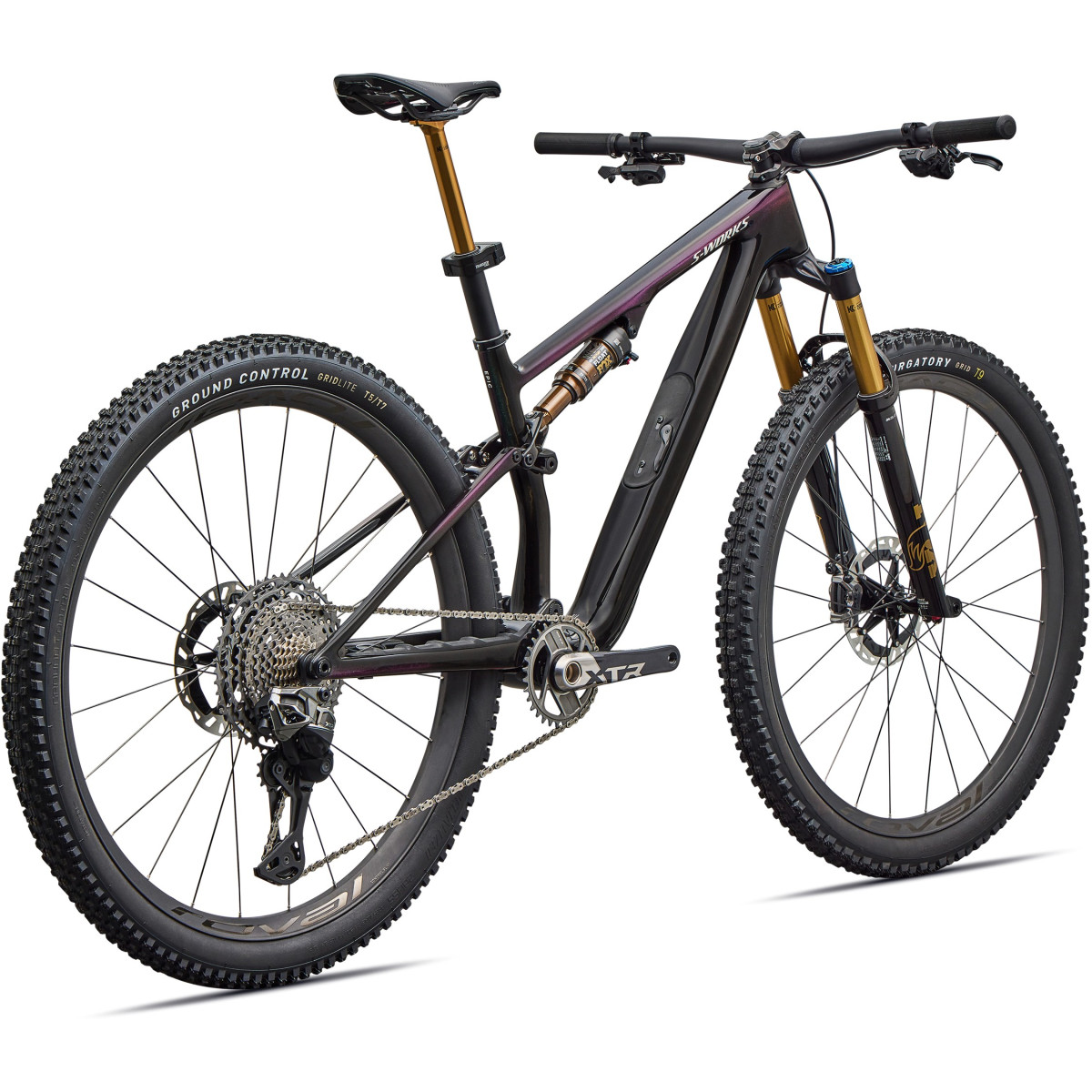 S-Works Epic 8 Evo Di2 kalnu velosipēds | Gloss Carbon - Green to Purple Viavi Fade