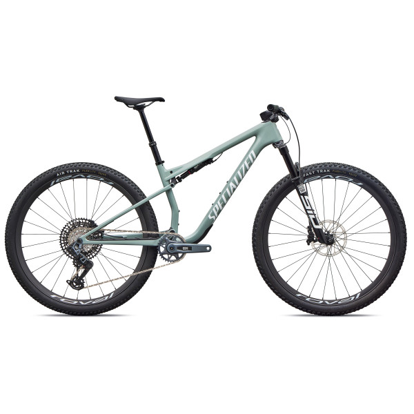 Specialized Epic 9 Expert kalnu velosipēds | Gloss Agave Grey - Metallic White Silver