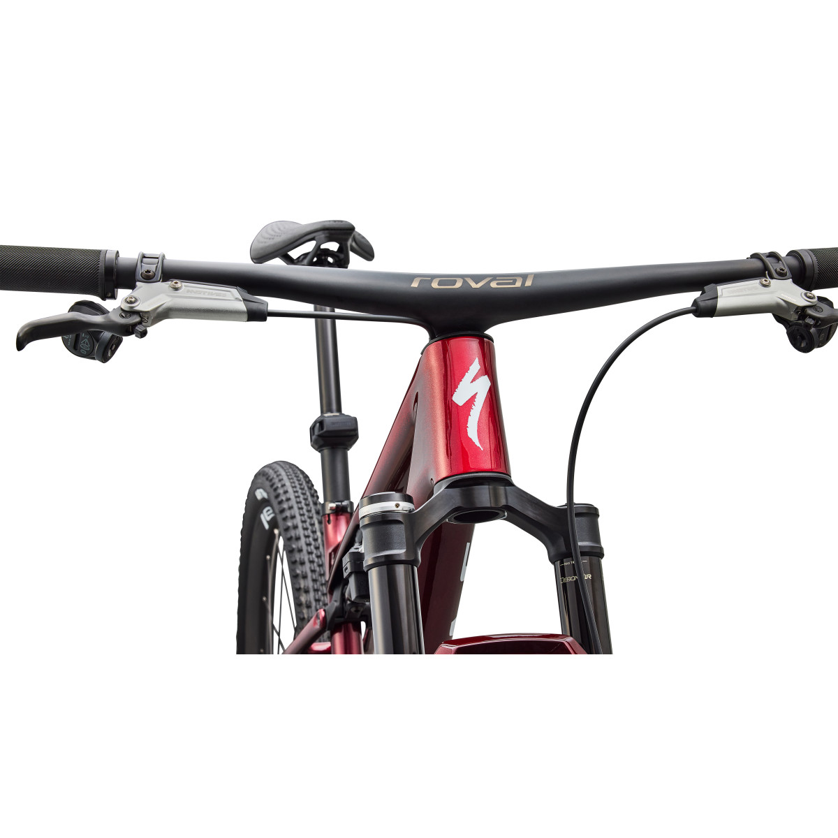 S-Works Epic 9 Pro kalnu velosipēds | Gloss Red Tint - Metallic White Silver