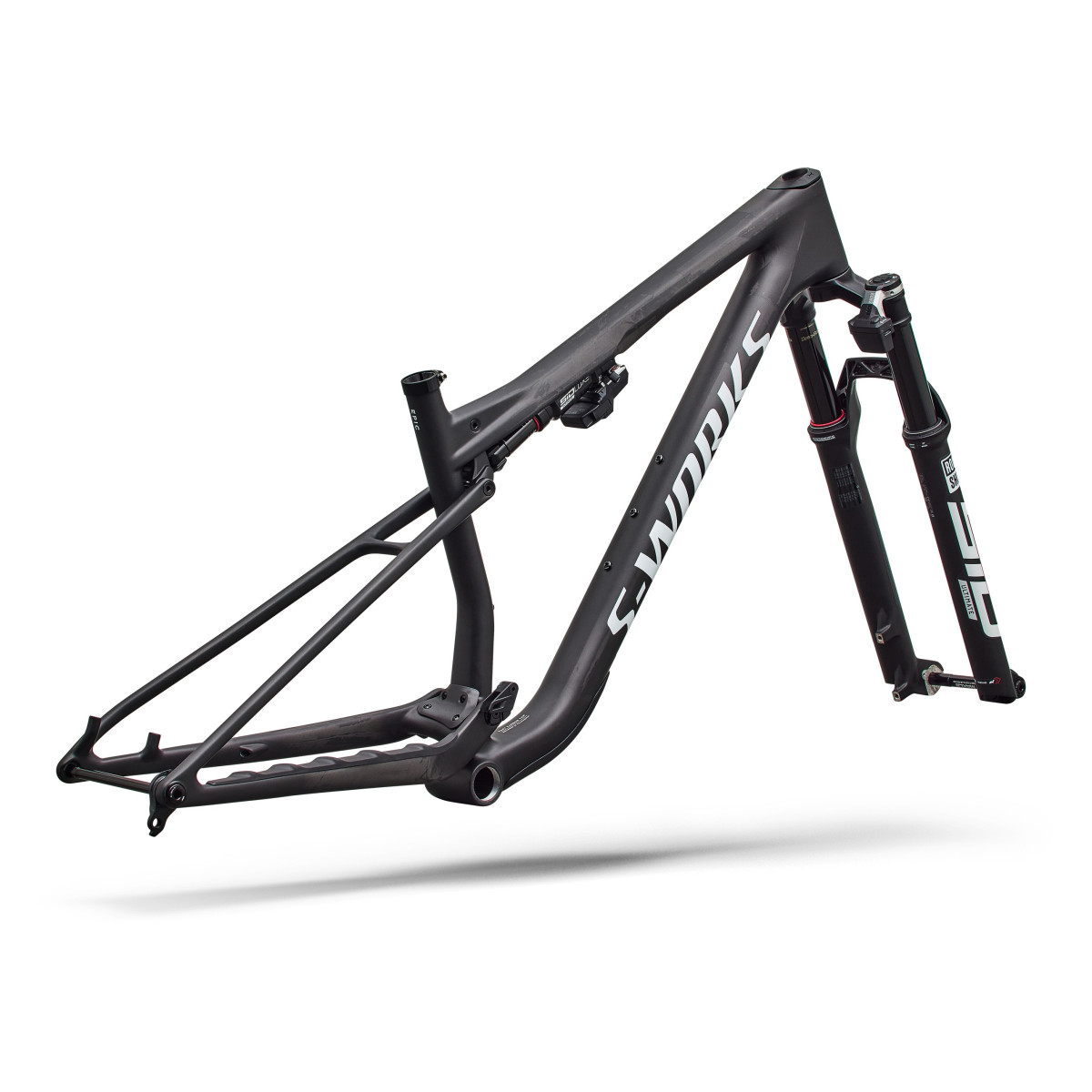 S-Works Epic 9 rāmja komplekts | Satin Carbon - Metallic White Silver