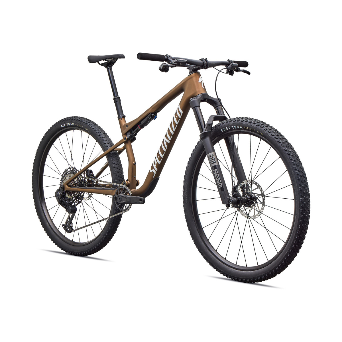 Specialized Epic 9 Sport kalnu velosipēds | Satin Burnt Gold Metallic - Metallic White Silver