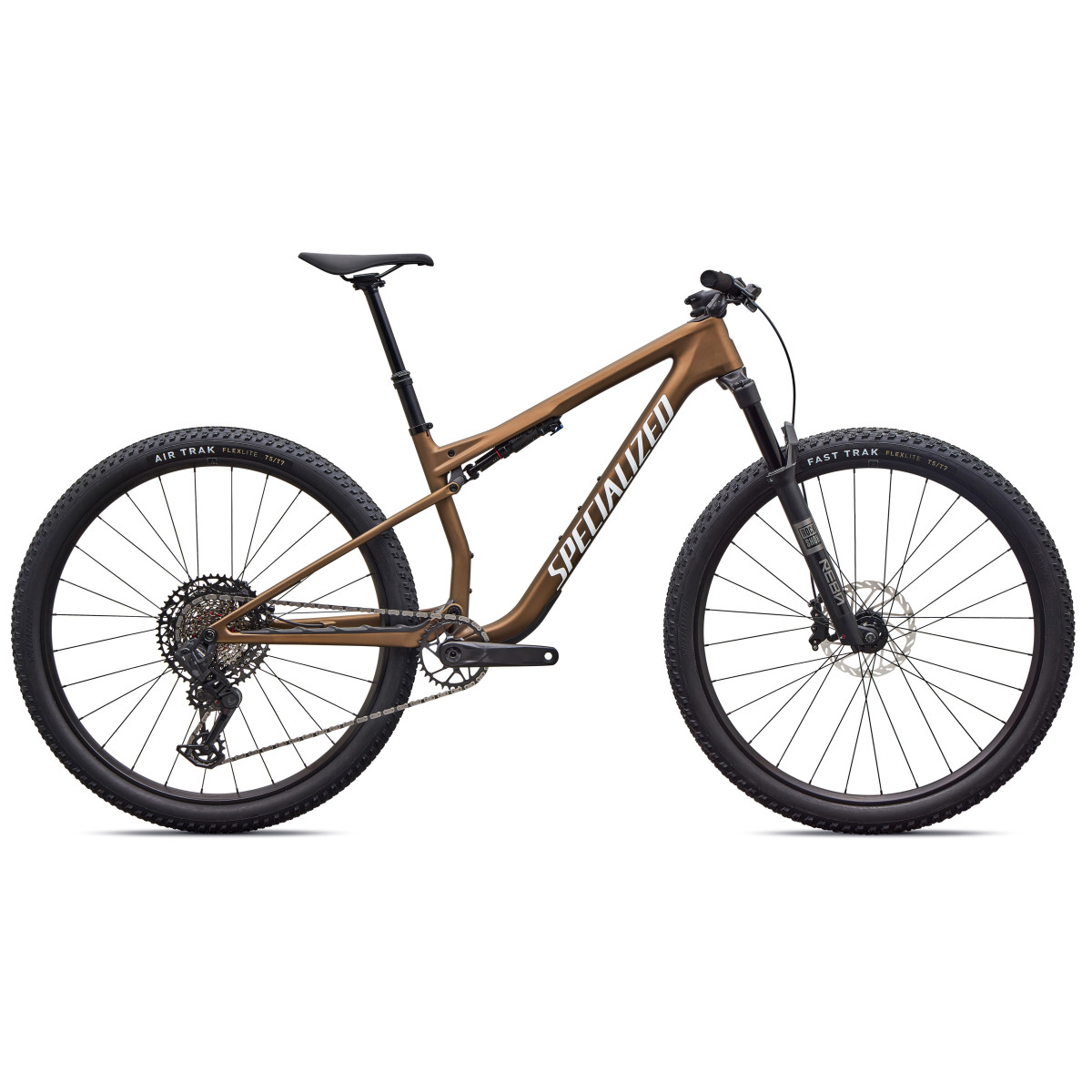 Specialized Epic 9 Sport kalnu velosipēds | Satin Burnt Gold Metallic - Metallic White Silver