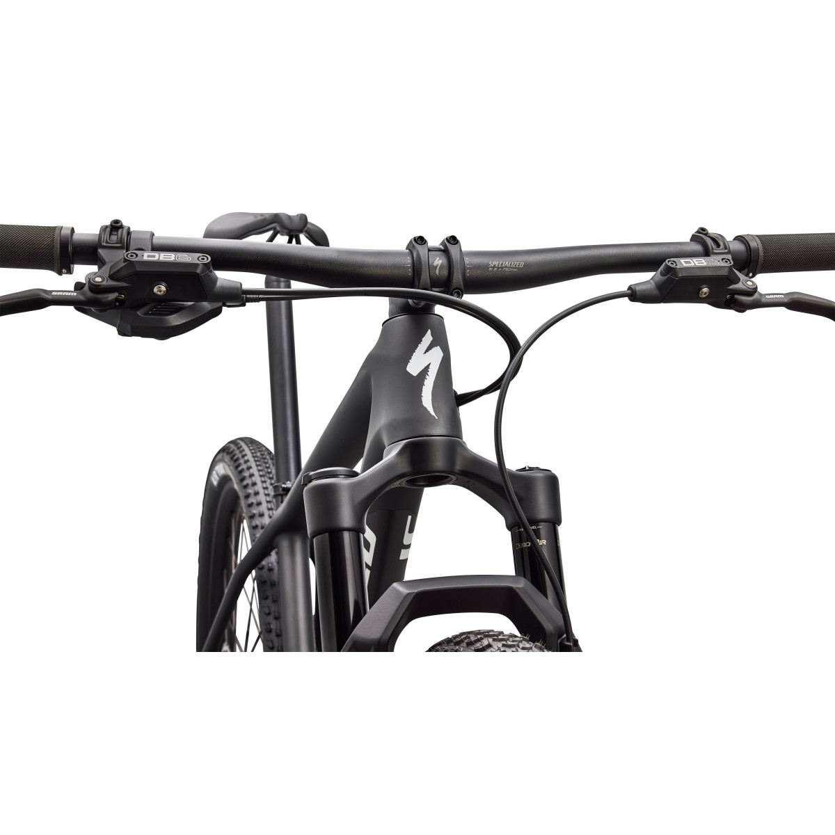 Specialized Epic Hardtail Comp kalnu velosipēds | Satin Carbon - Metallic White Silver