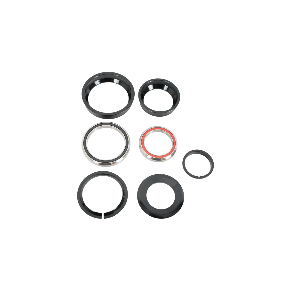 Specialized stūres komplekts | ZS44 Top Cup / ZS55.9 Bottom Cup / 1-1/8" Upper / 1.5" Lower / 45X45° / 48mm Top Cover & Split Crown Race VP-J315AC