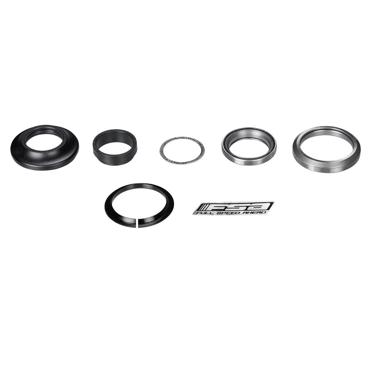 Specialized - FSA integrētais stūres komplekts | 1-1/8" Upper 45X45° / 1.5" Lower 36X45° / 52mm Top Cover H2216 / Crown Race For 1.5" Tapered Steerer HS-S-02