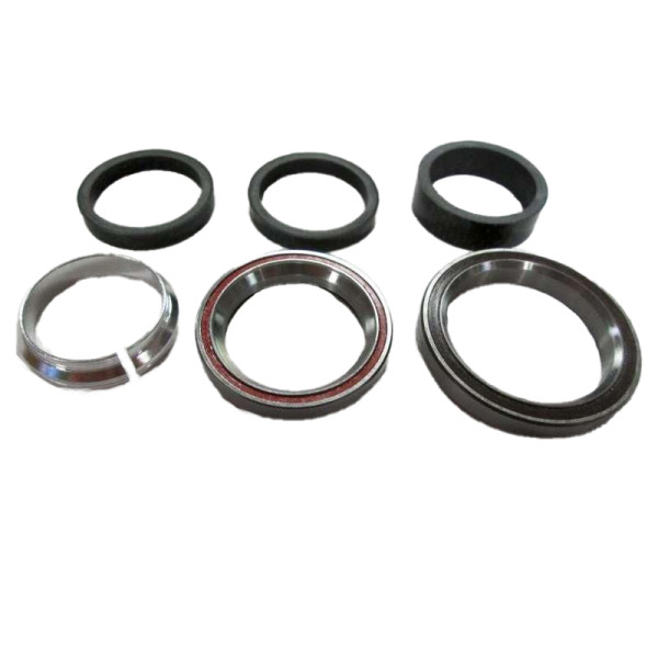 Specialized integrētais stūres komplekts | 1-1/8" Upper / 1-3/8" Lower / 45X45° / Split Compression RingG & Carbon Spacers