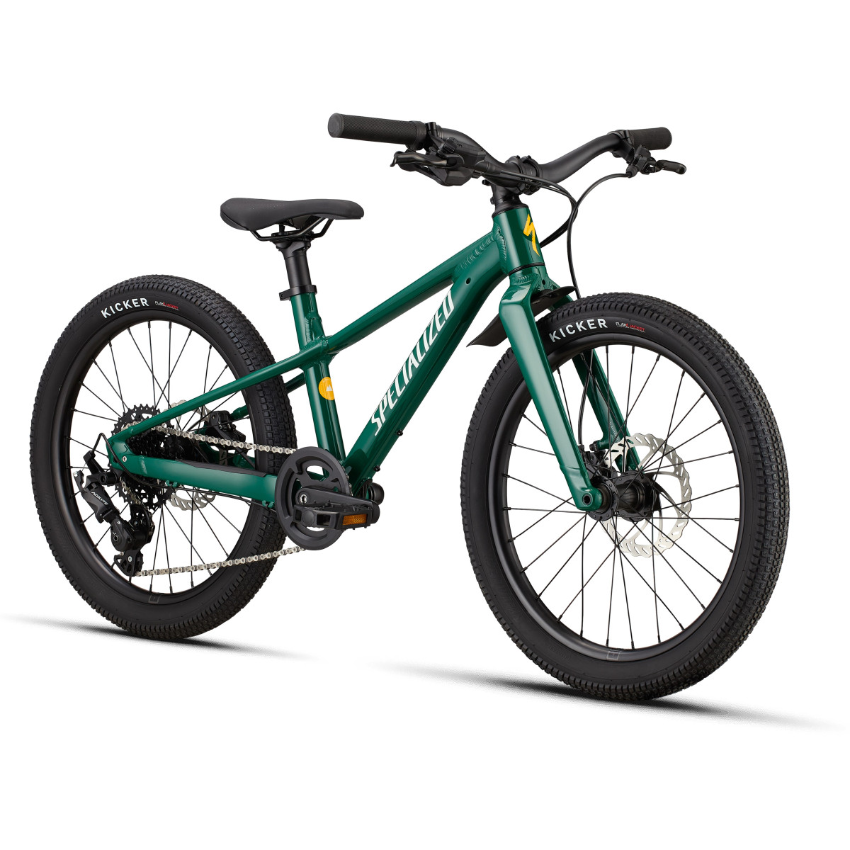 Specialized Riprock 20" bērnu velosipēds | Gloss Pine Green - Dune White and California Sunshine