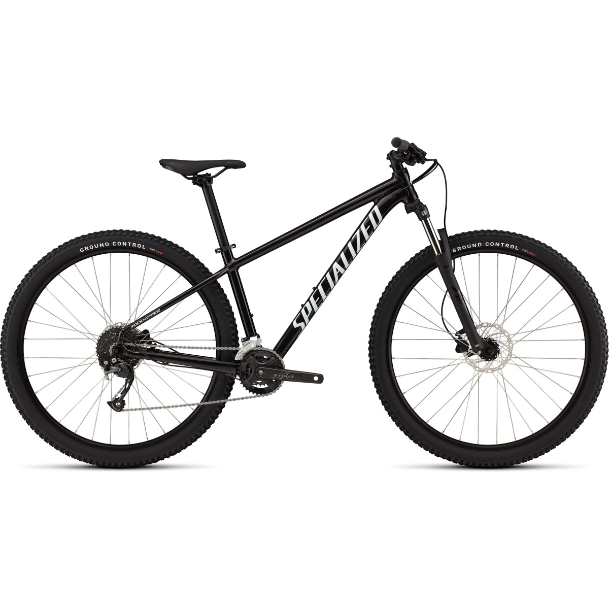 Specialized Rockhopper 29" kalnu velosipēds | Gloss Obsidian - Dune White