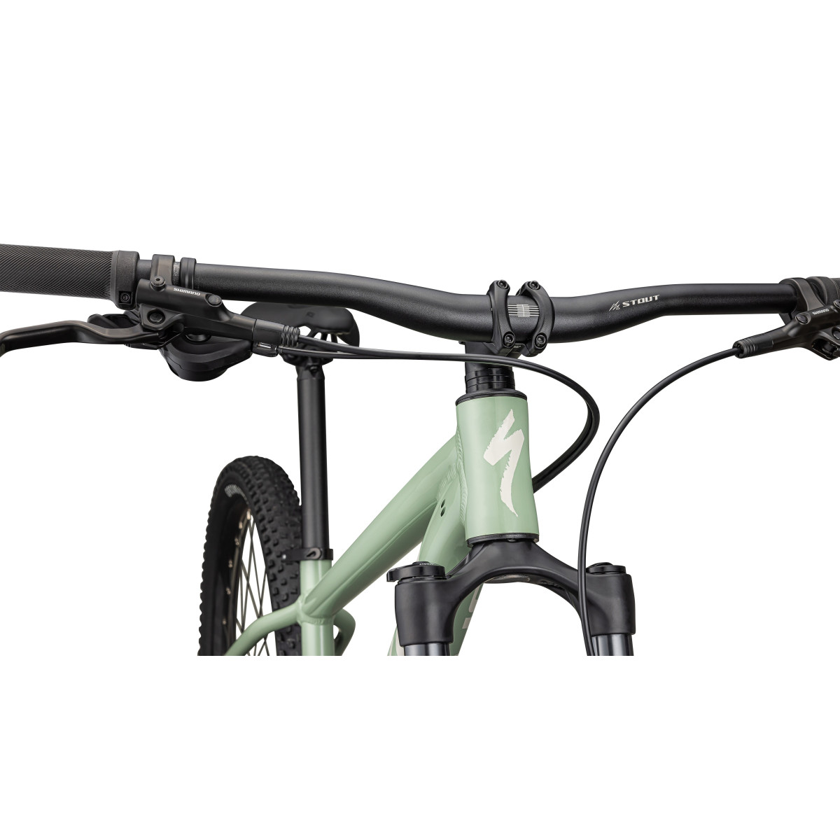 Specialized Rockhopper Comp 29" kalnu velosipēds | Gloss Pistachio - White Mountains