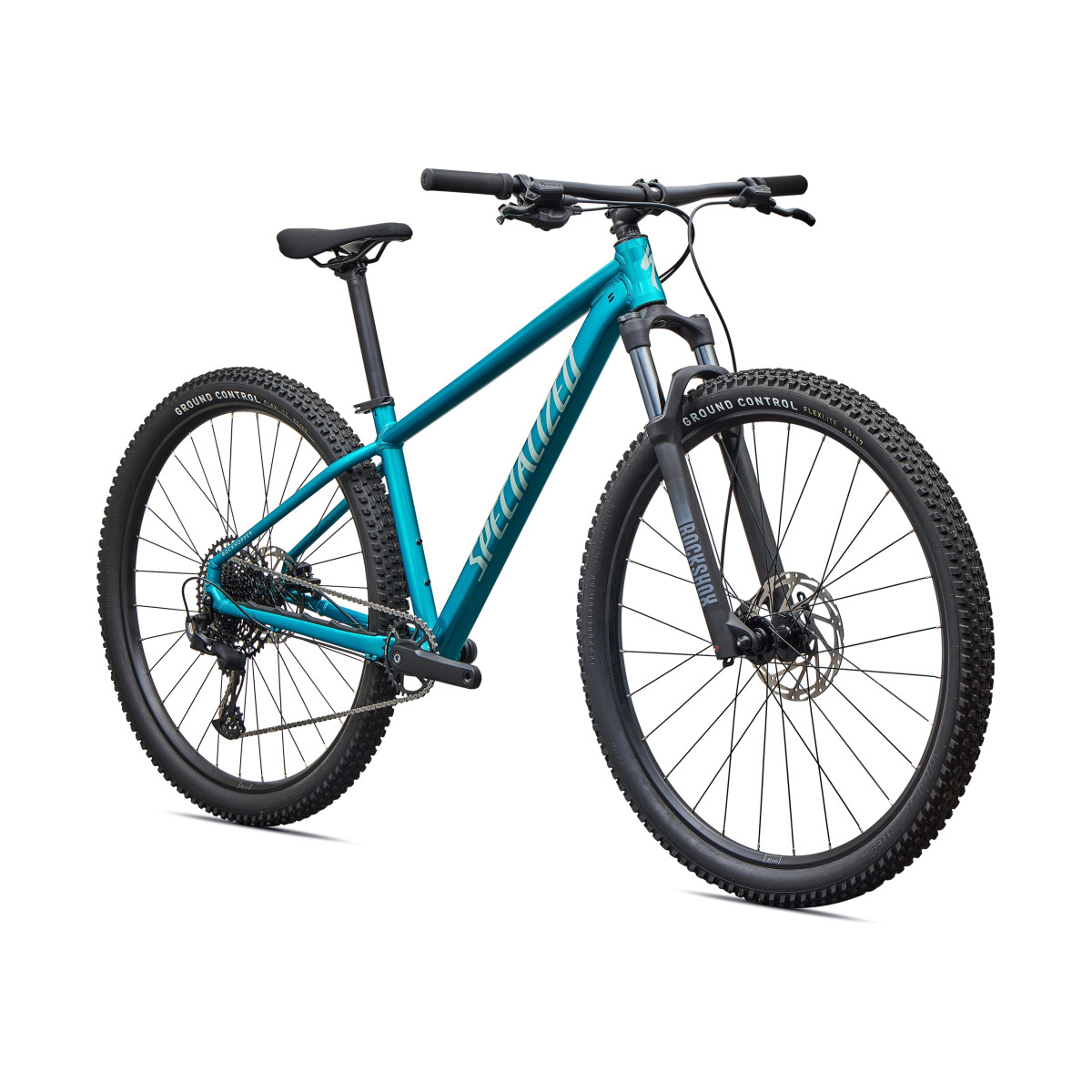 Specialized Rockhopper Comp 29" kalnu velosipēds | Gloss Teal Tint over Aluminium - Agave Grey