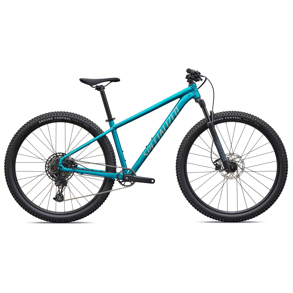 Specialized Rockhopper Comp 29" kalnu velosipēds | Gloss Teal Tint over Aluminium - Agave Grey