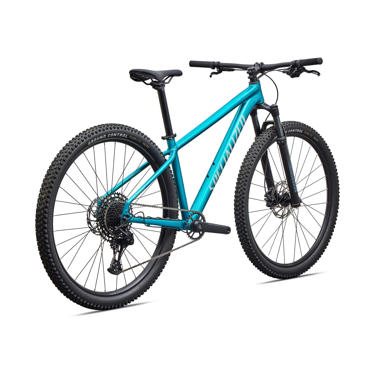 Specialized Rockhopper Comp 29" kalnu velosipēds | Gloss Teal Tint over Aluminium - Agave Grey