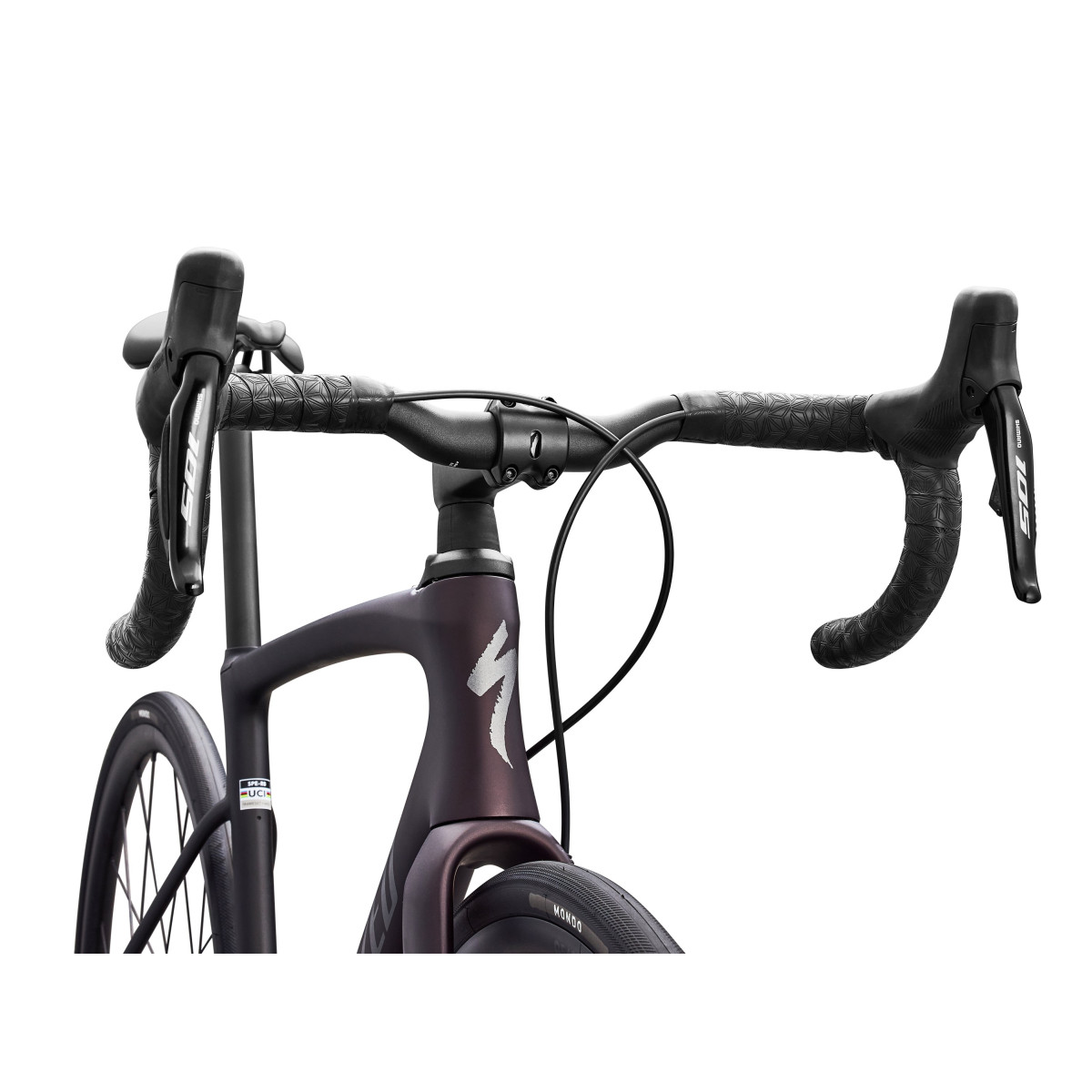 Specialized Roubaix SL8 Comp šosejas velosipēds | Shimano 105 Di2 | Satin Solidity Metallic - Obsidian Metallic Fade