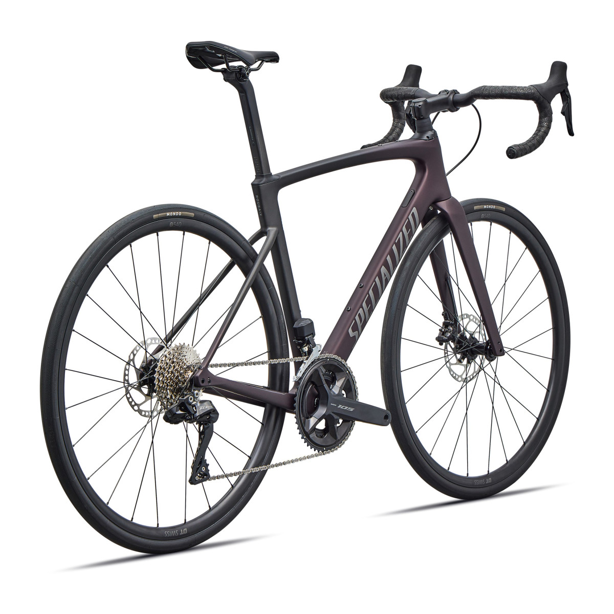 Specialized Roubaix SL8 Comp šosejas velosipēds | Shimano 105 Di2 | Satin Solidity Metallic - Obsidian Metallic Fade