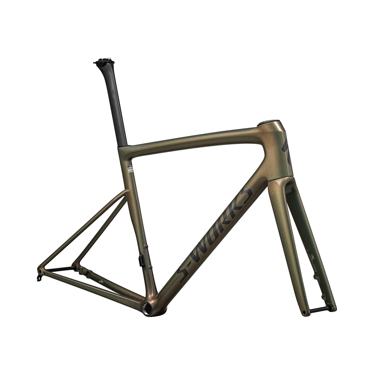 S-Works Tarmac SL8 rāmis | Cypress Metallic - Magenta Gold