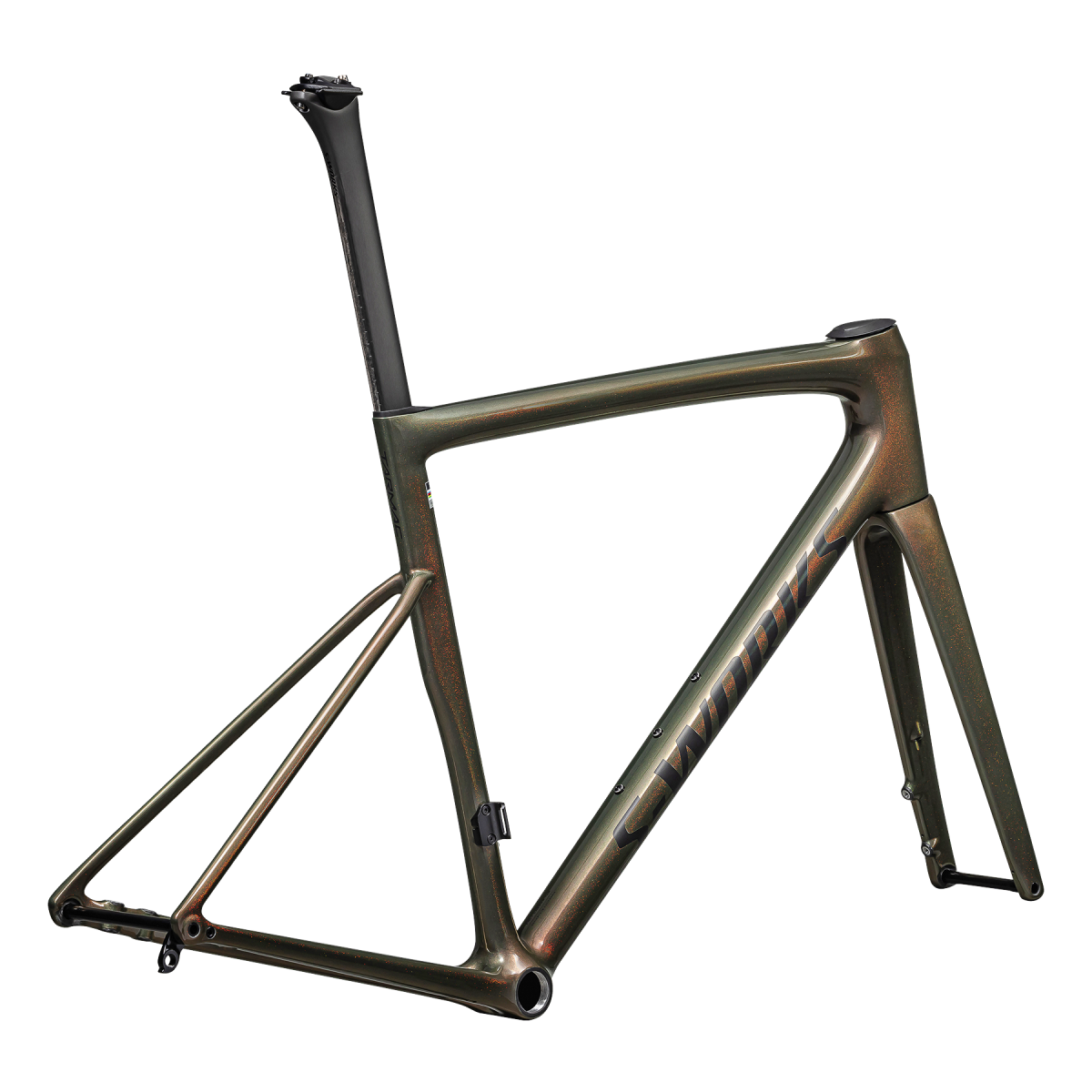 S-Works Tarmac SL8 rāmis | Cypress Metallic - Magenta Gold