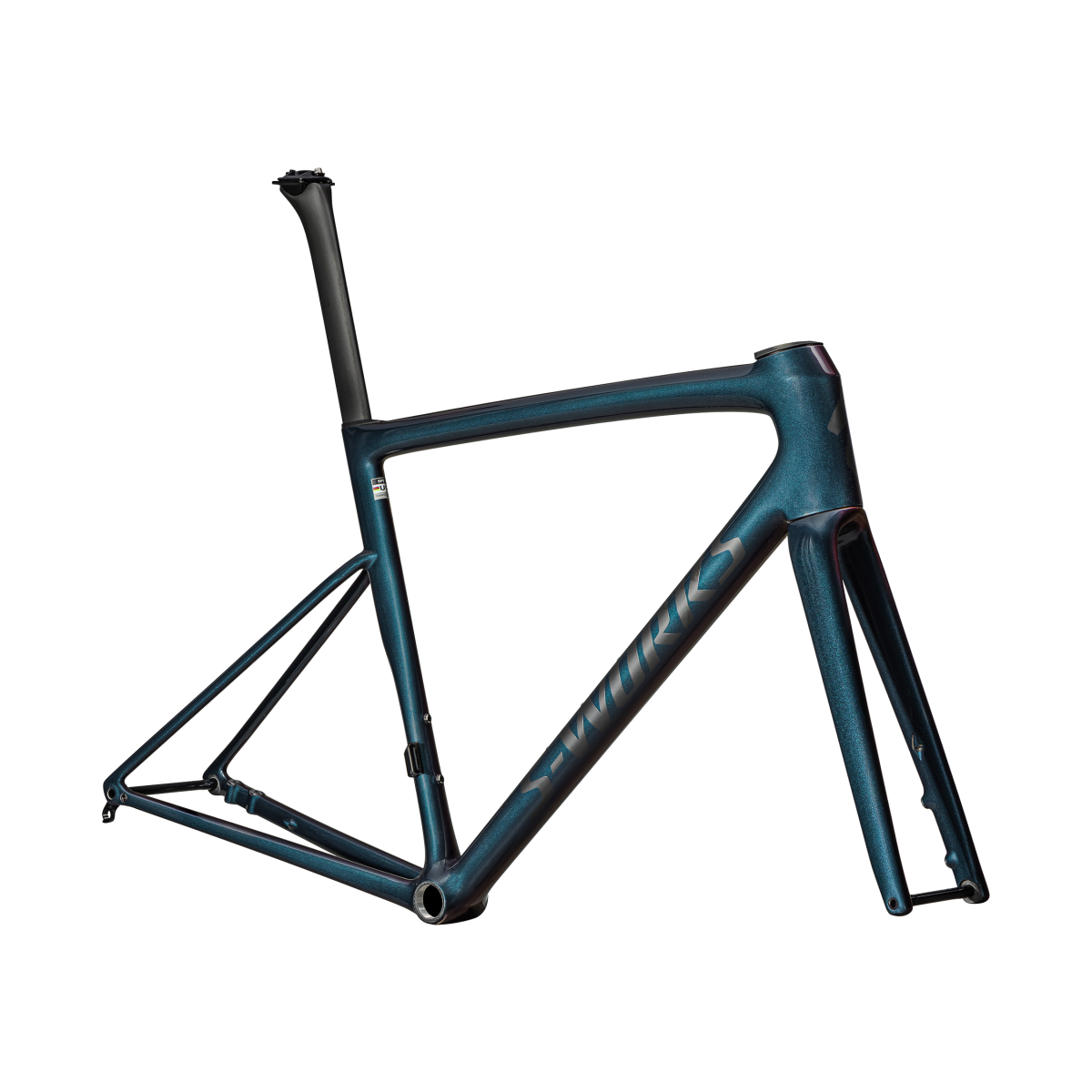 S-Works Tarmac SL8 rāmis | Black Pearl Over Deep Lake Metallic