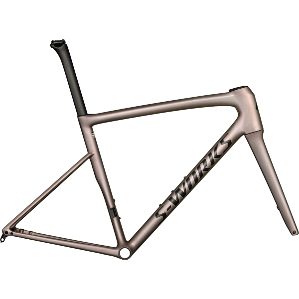 S-Works Tarmac SL8 rāmis | Viavi Red Gold Over Silver - Obsidian