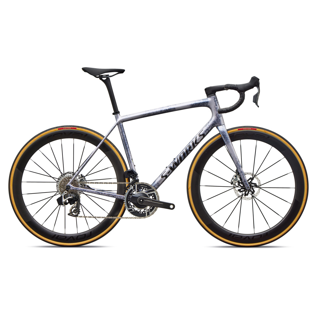 S-Works Aethos 2 šosejas velosipēds | SRAM Red AXS | Amethyst Frost - Obsidian Metallic