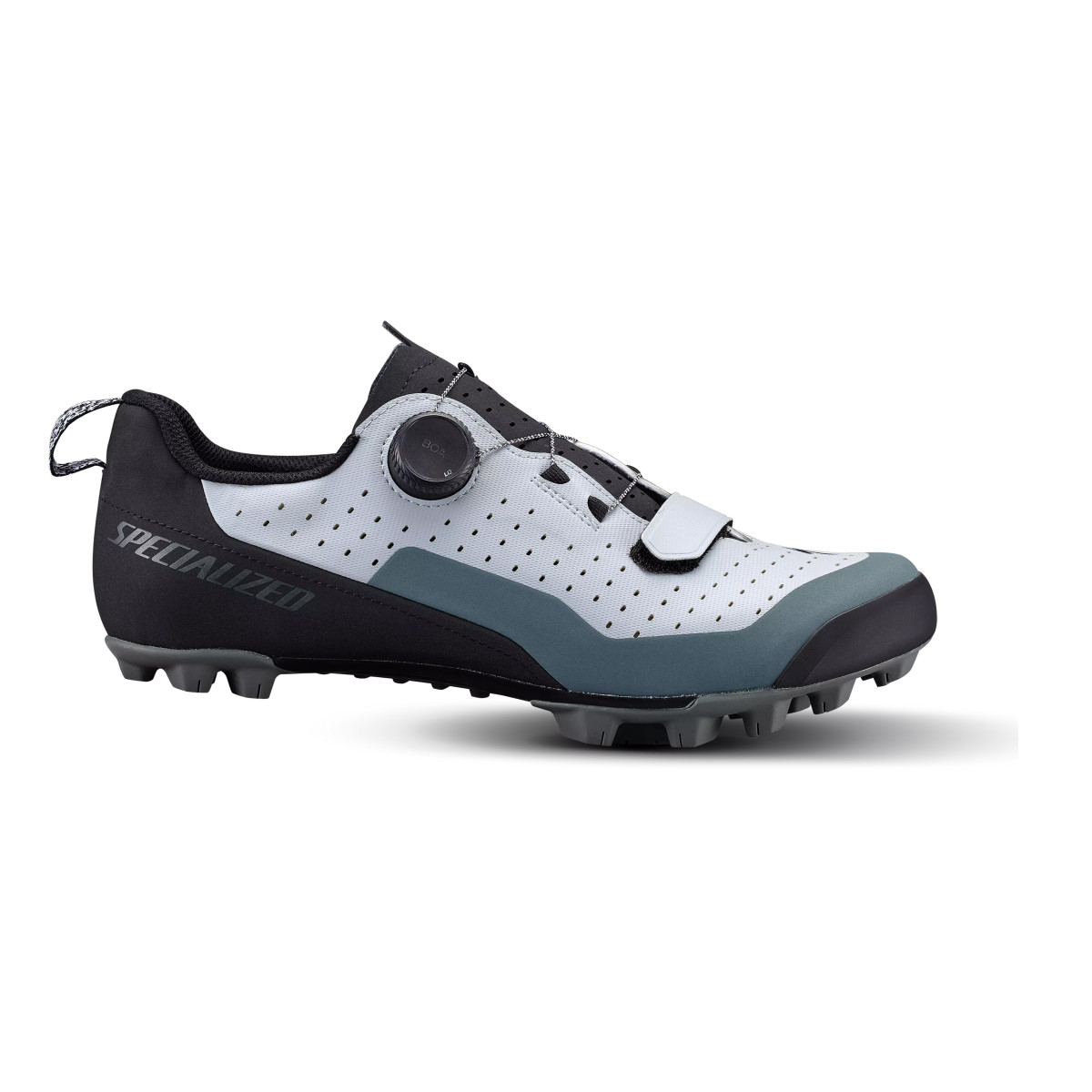 Specialized Recon 2.0 Gravel & MTB riteņbraukšanas apavi | Dove Grey - Crushed Emerald