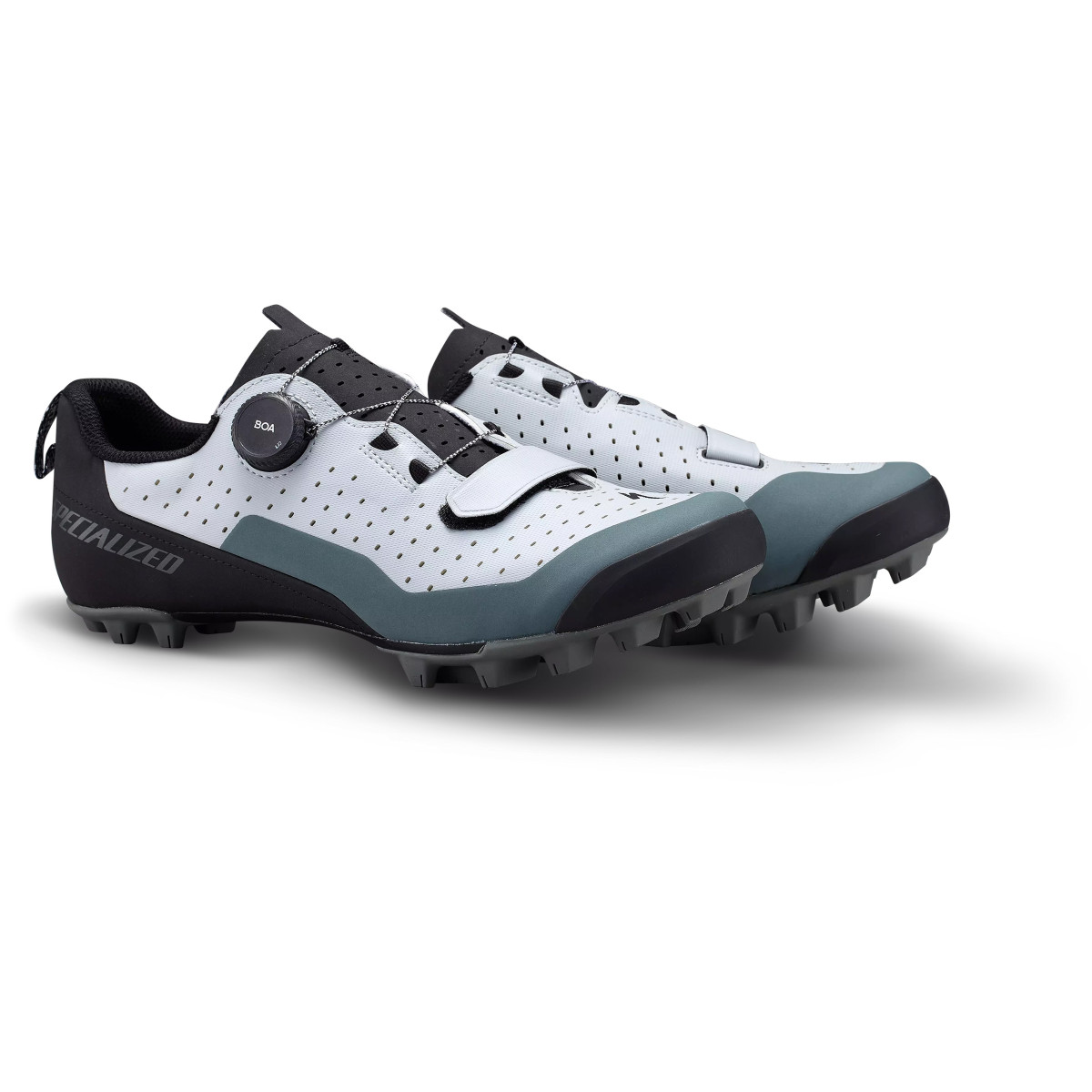 Specialized Recon 2.0 Gravel & MTB riteņbraukšanas apavi | Dove Grey - Crushed Emerald