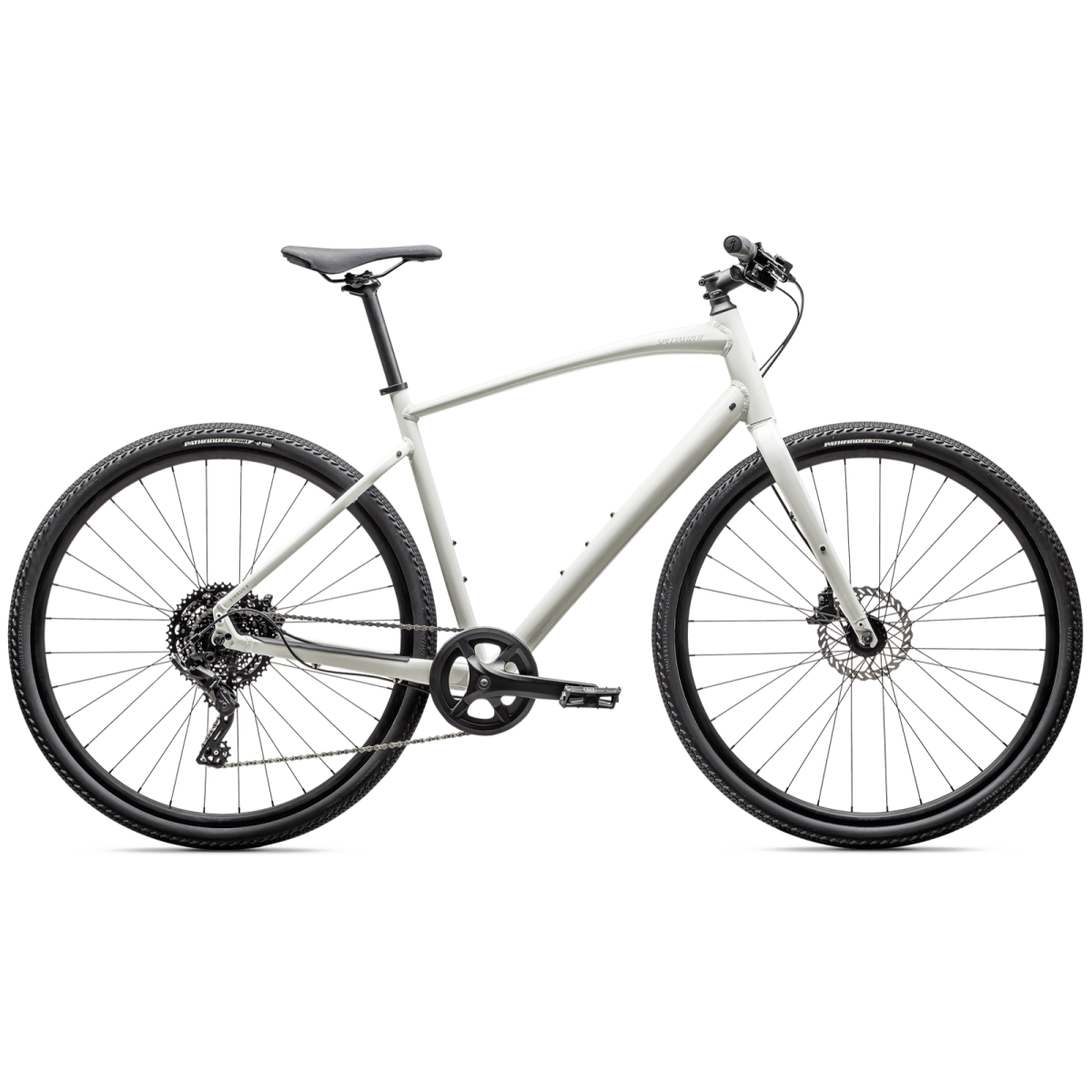 Specialized Sirrus X 2.0 fitnesa velosipēds | Dune White - Dove Grey