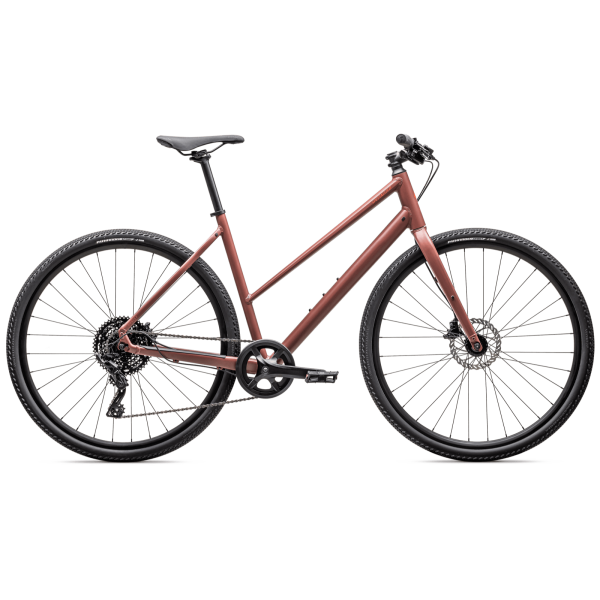 Specialized Sirrus X 2.0 Step-Through fitnesa velosipēds | Satin Spice - Deep Orange Reflective