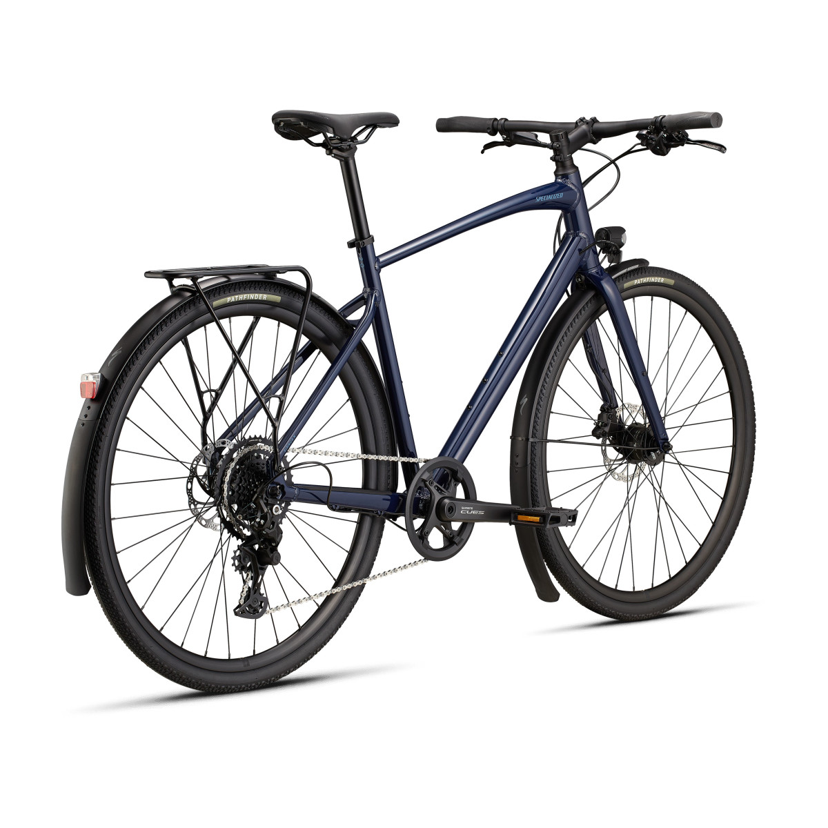 Specialized Sirrus X 2.0 EQ fitnesa velosipēds | Gloss Deep Marine - Grey Blue Frost Reflective