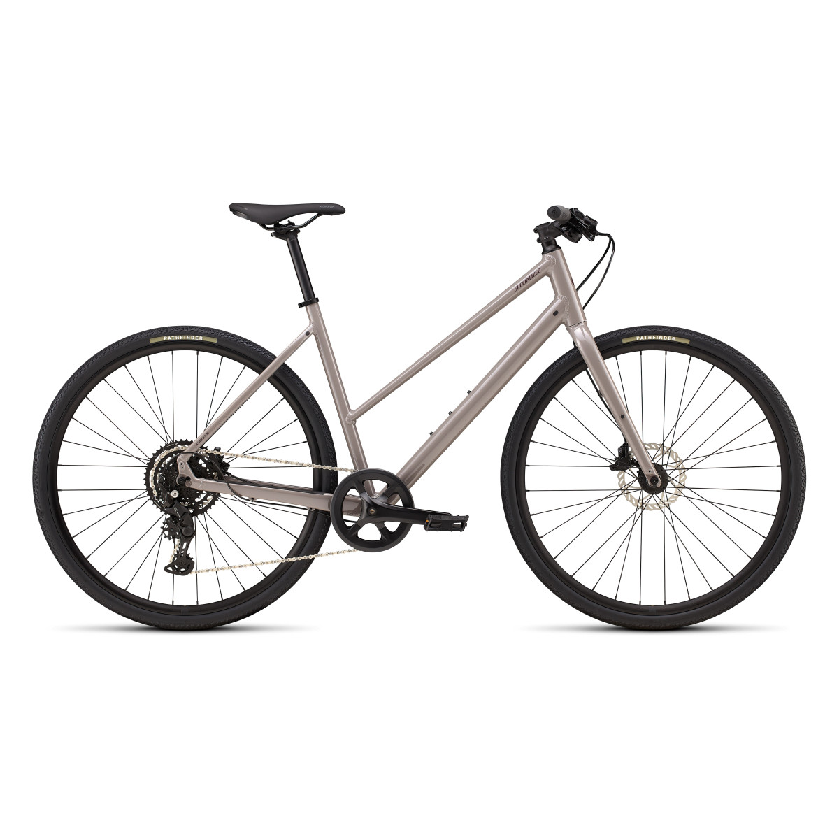 Specialized Sirrus X 2.0 Step-Through fitnesa velosipēds | Gloss Desert Metallic
