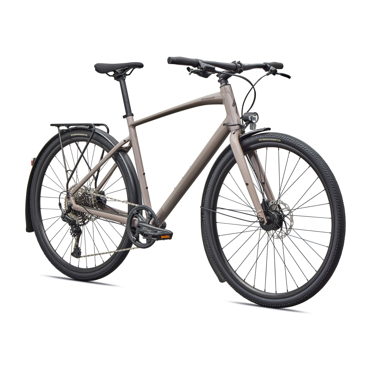 Specialized Sirrus X 3.0 EQ fitnesa velosipēds | Gloss Desert Metallic - Nebula Metallic Frost Reflective