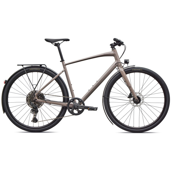 Specialized Sirrus X 3.0 EQ fitnesa velosipēds | Gloss Desert Metallic - Nebula Metallic Frost Reflective