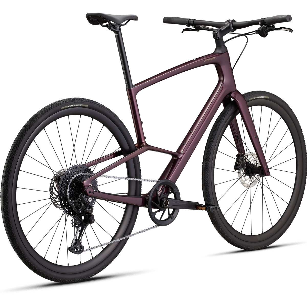 Specialized Sirrus X 5.0 fitnesa velosipēds | Gloss Bordeaux Metallic - Burnt Gold Metallic Frost Reflective