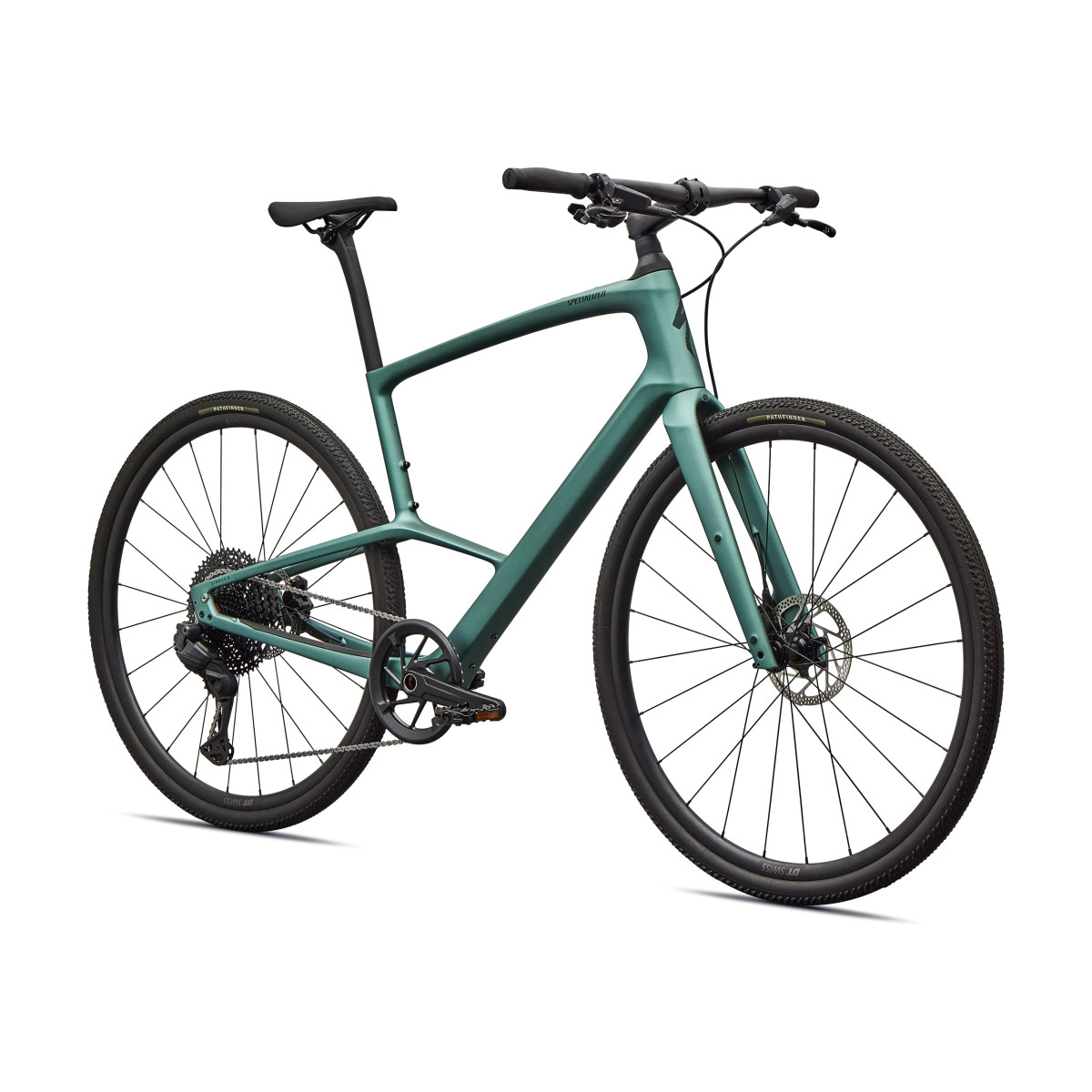 Specialized Sirrus X 6.0 fitnesa velosipēds | Gloss Fjord Metallic - Emerald Metallic Frost