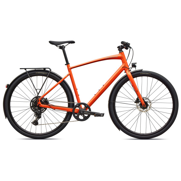 Specialized Sirrus X 2.0 EQ fitnesa velosipēds | Gloss Tangerine