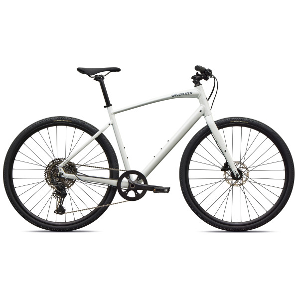 Specialized Sirrus X 3.0 fitnesa velosipēds | Gloss Metallic White Silver