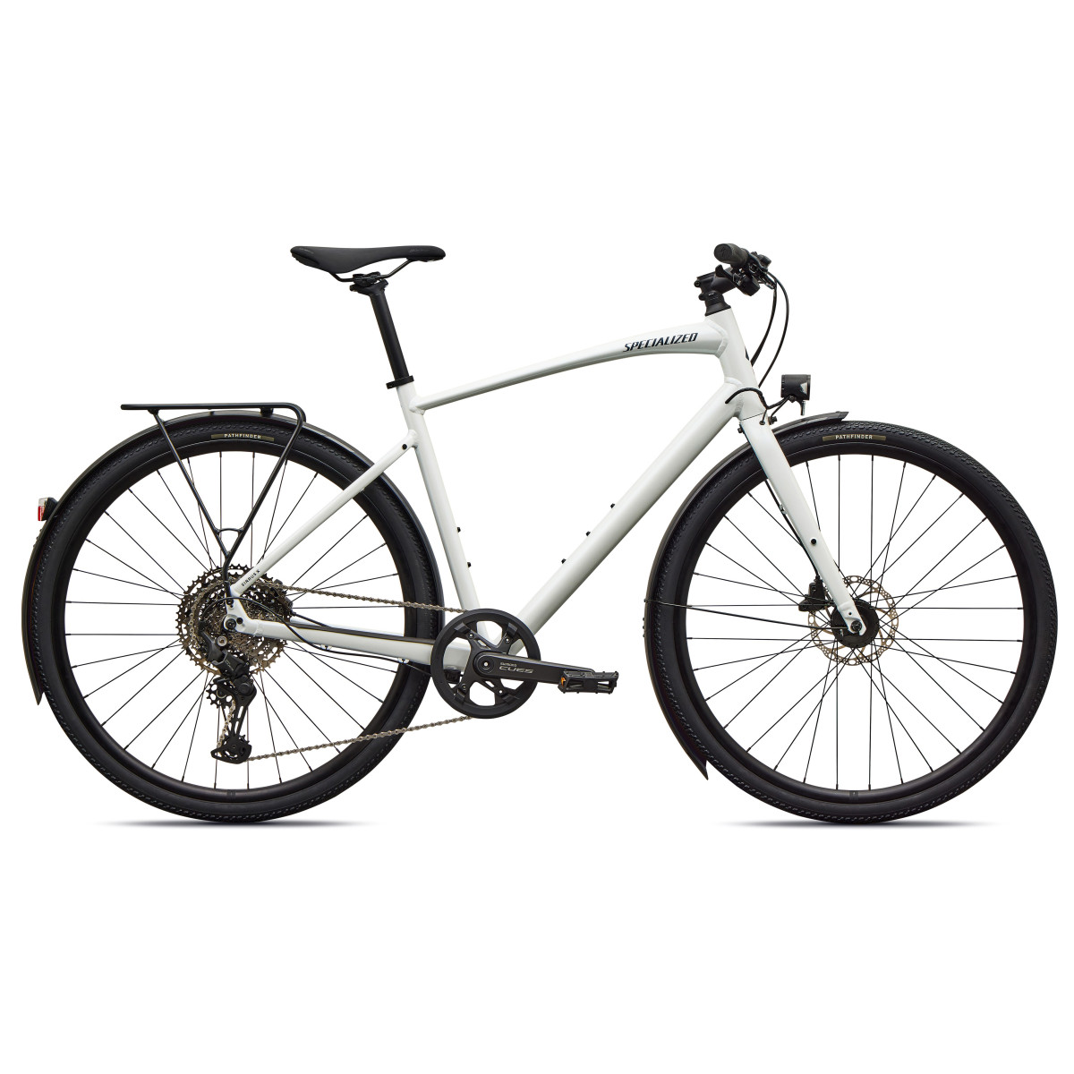 Specialized Sirrus X 3.0 EQ fitnesa velosipēds | Gloss Metallic White Silver
