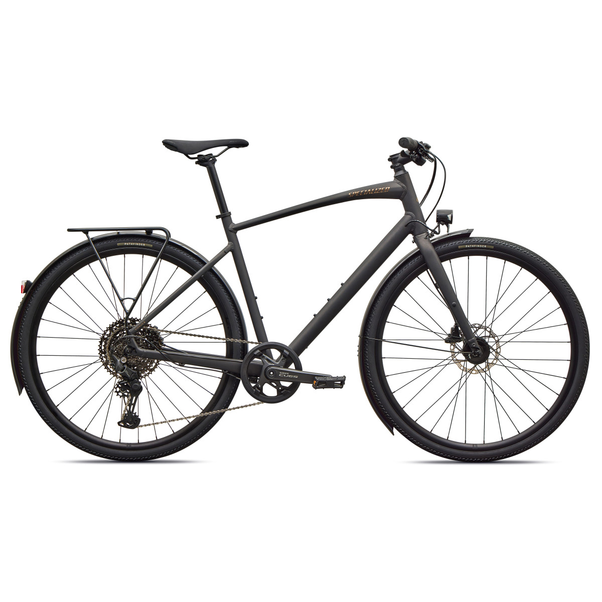 Specialized Sirrus X 3.0 EQ fitnesa velosipēds | Satin Metallic Obsidian