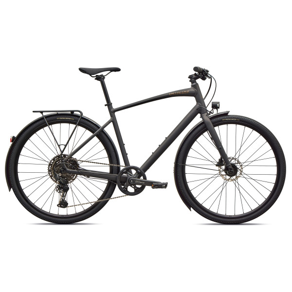 Specialized Sirrus X 3.0 EQ fitnesa velosipēds | Satin Metallic Obsidian