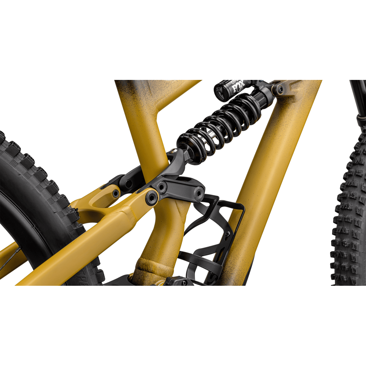 Specialized Status 2 170 kalnu velosipēds | Satin Harvest Gold Tint - Obsidian