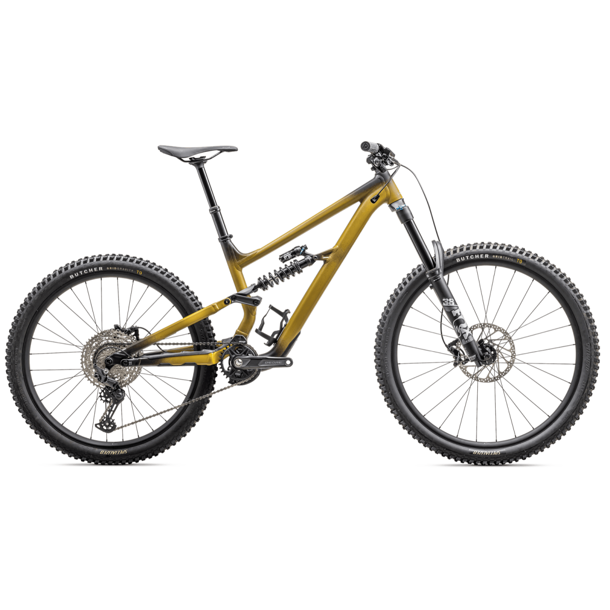 Specialized Status 2 170 kalnu velosipēds | Satin Harvest Gold Tint - Obsidian
