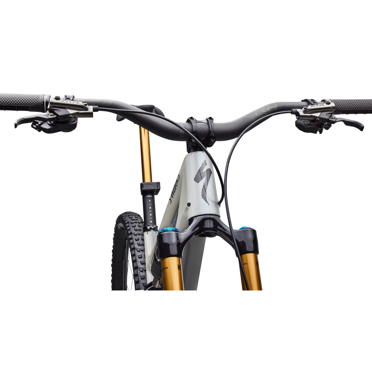 S-Works Stumpjumper 15 EVO Di2 kalnu velosipēds | 29" | Gloss Dolomite Metallic - Smoked Liquid Metal